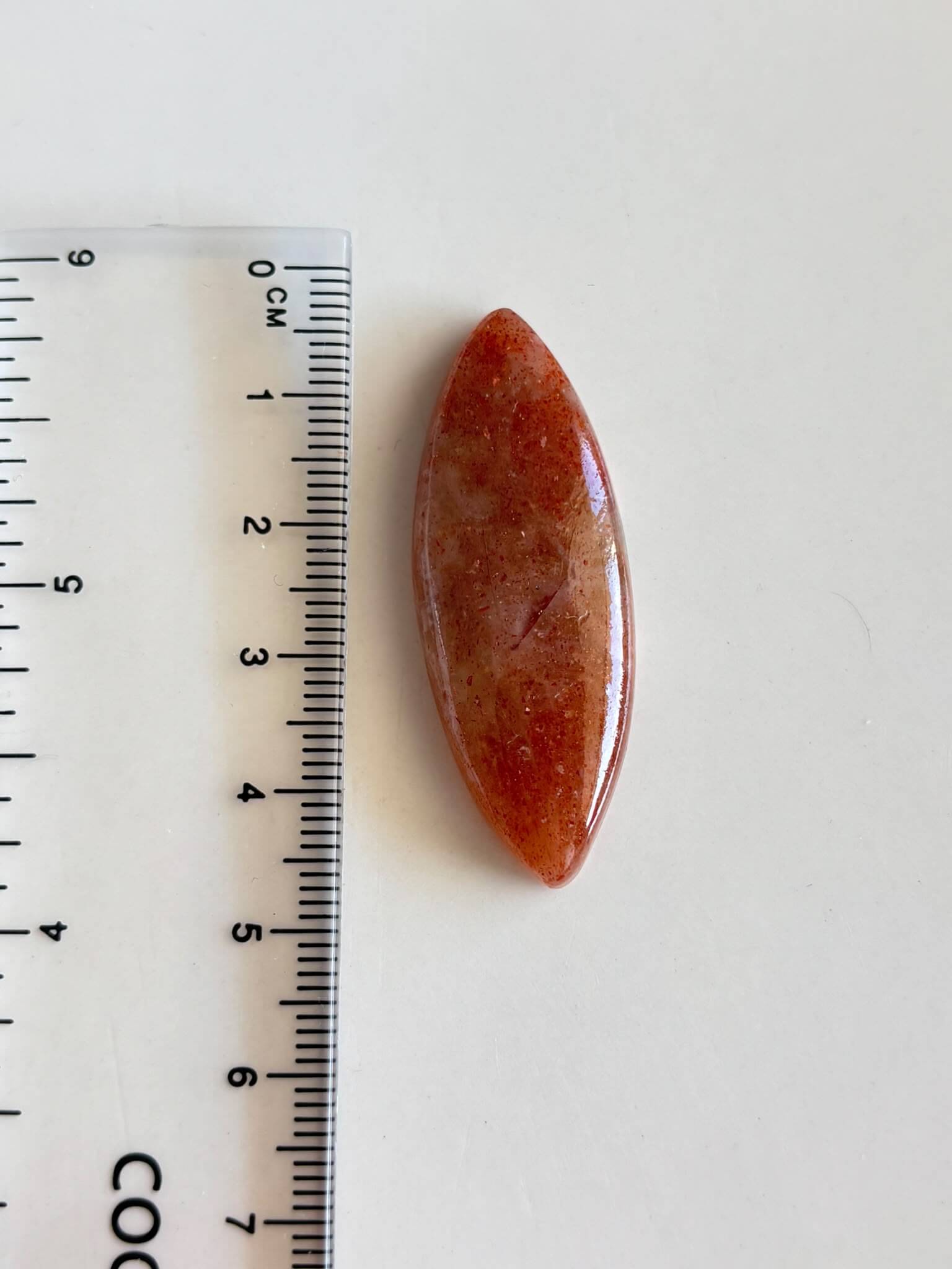 44mm Large Natural Sunstone Cabochon - Image 2