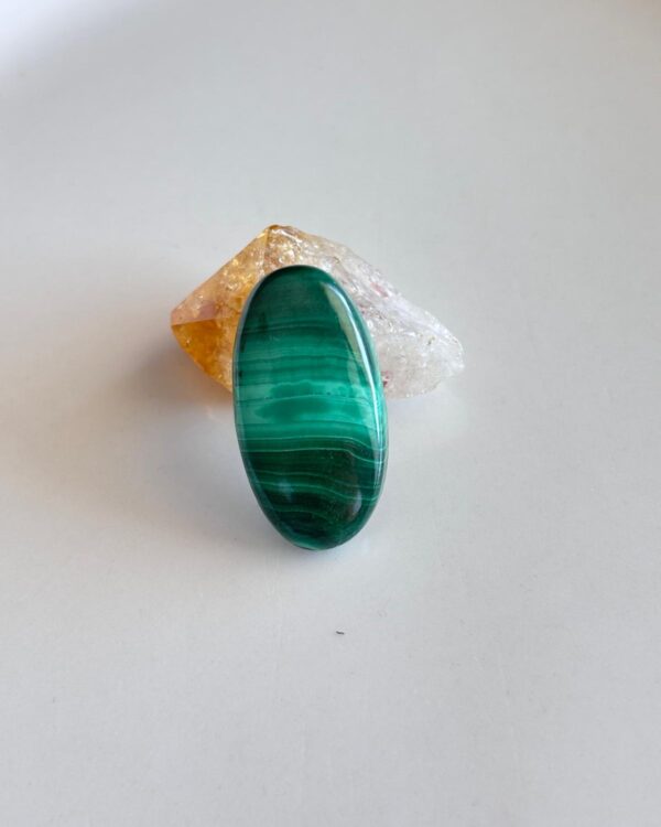27mm Malachite Gemstone Cabochon