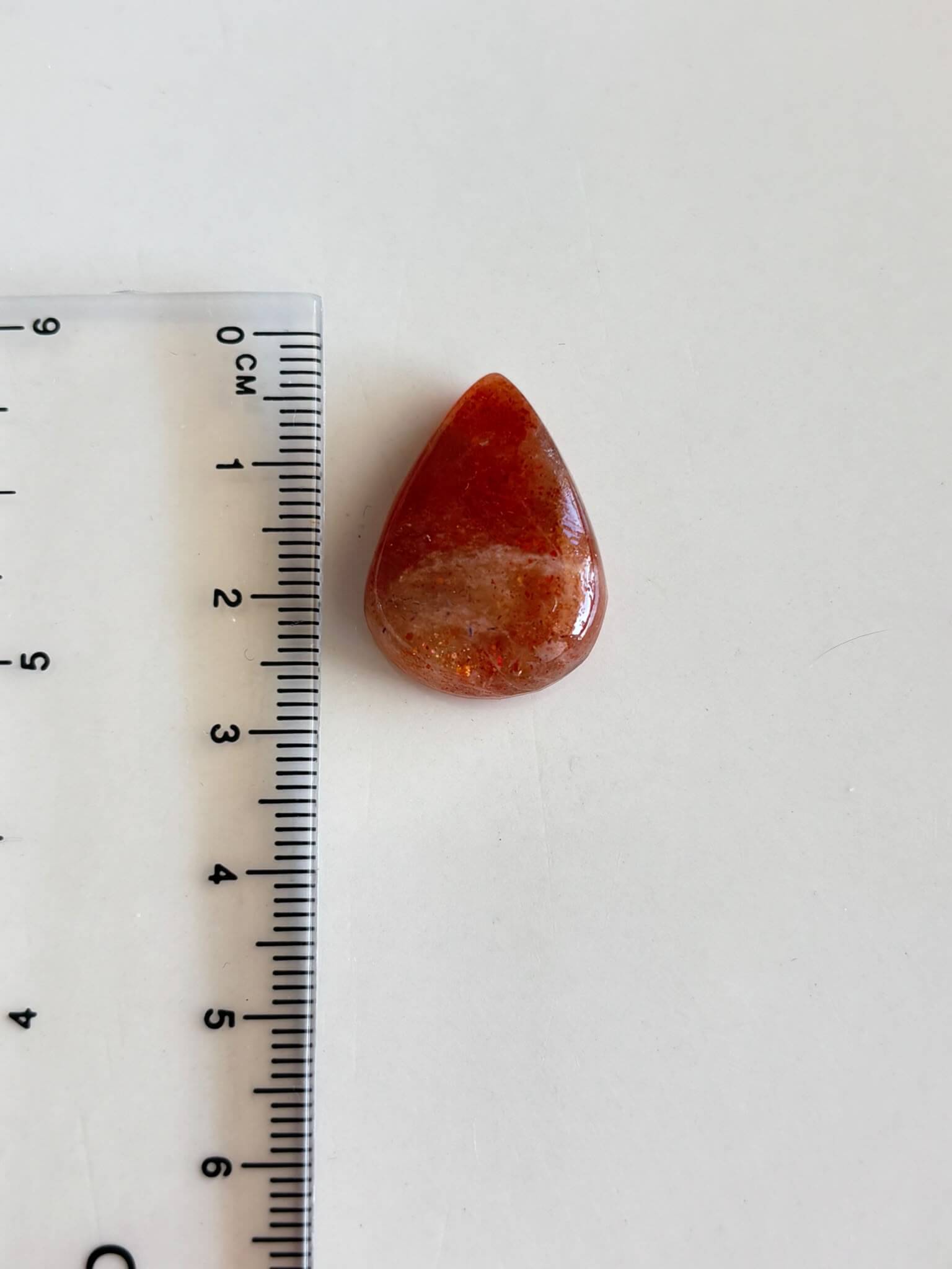27mm Natural Sunstone Stone for Jewelry - Image 2