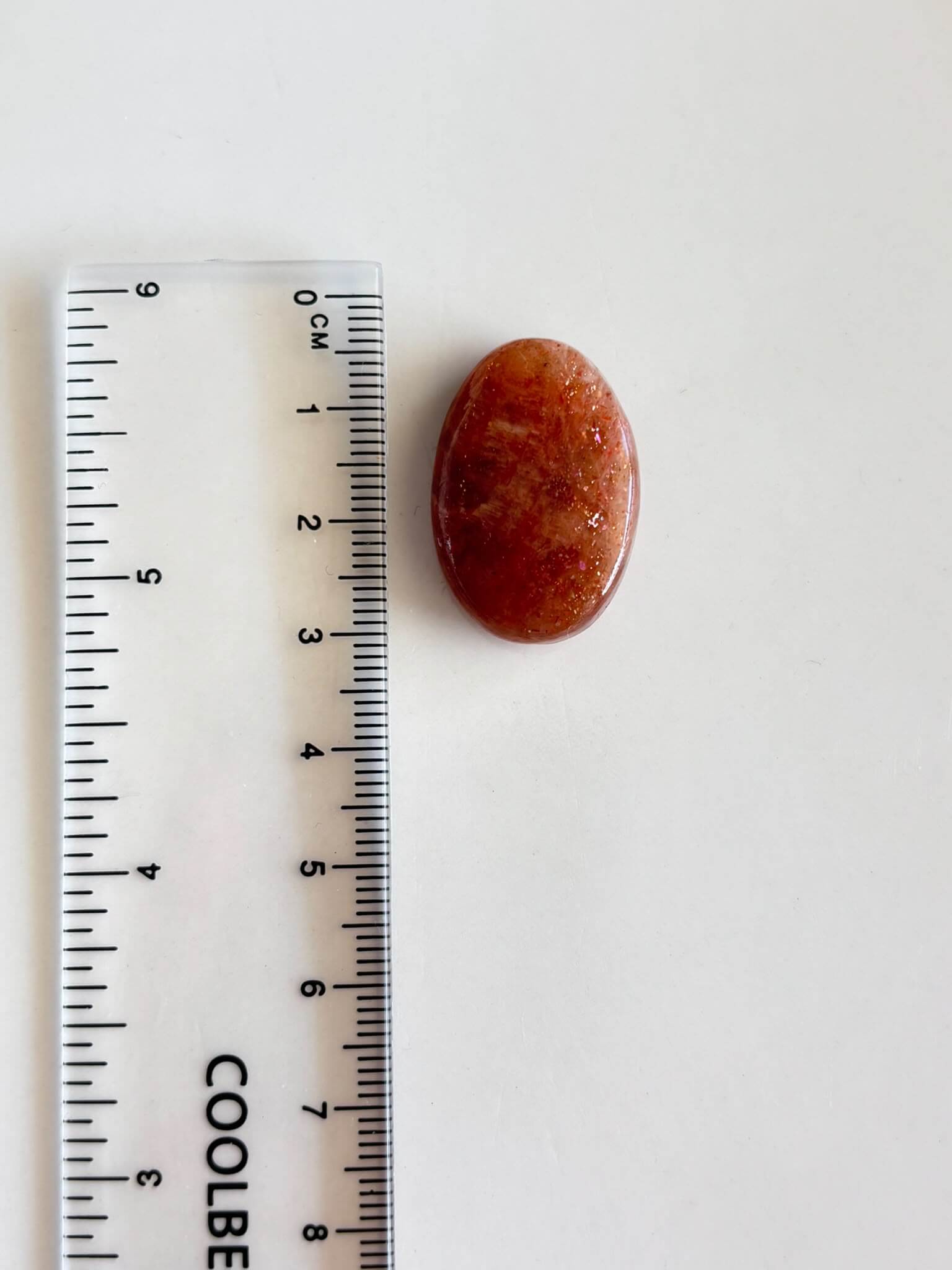 28mm Natural Sunstone Cabochon for Jewelry - Image 2