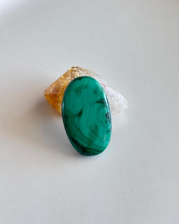 27mm Natural Malachite Stone