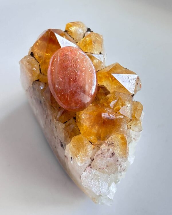 22mm Unique Sunstone Stone Cabochon