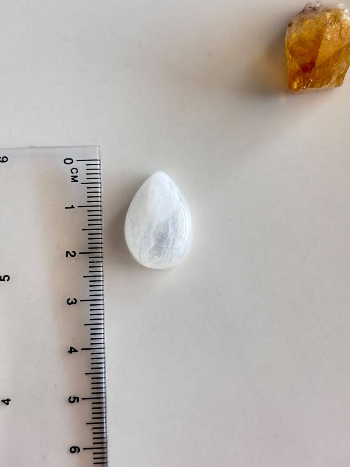 21mm Unique Moonstone Gemstone - Full flash - Image 2