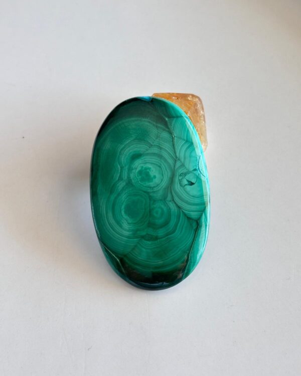44mm Natural Malachite Gemstone Cabochon