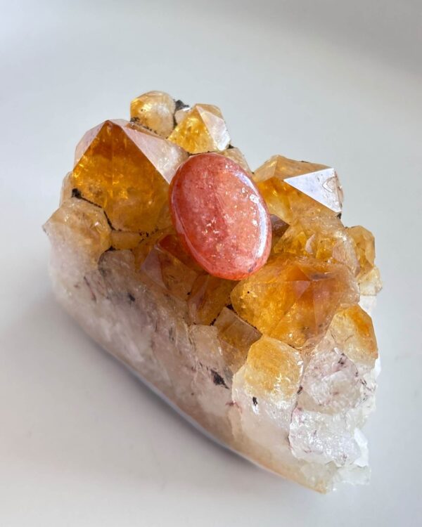 27mm Sunstone Cabochon – One of a Kind
