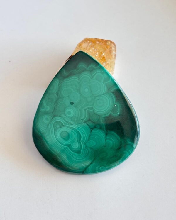 47mm Malachite Gemstone for Jewelry Making