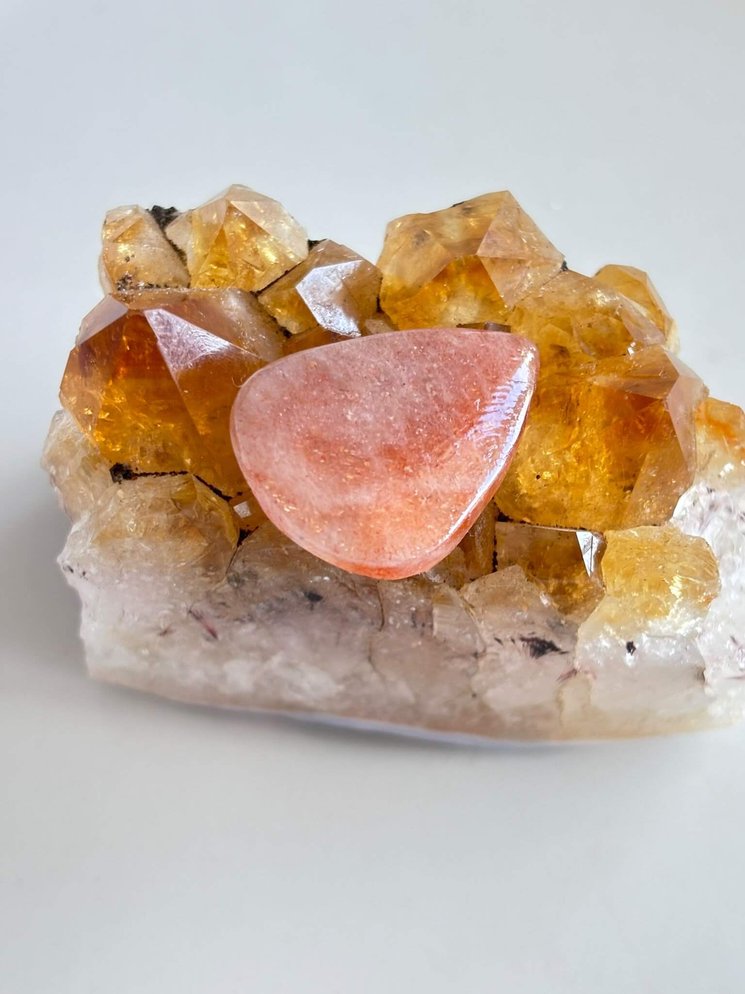 27mm Natural Sunstone Stone for Jewelry