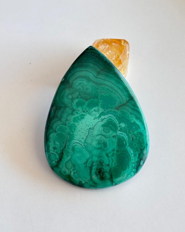55mm Large Natural Malachite Cabochon