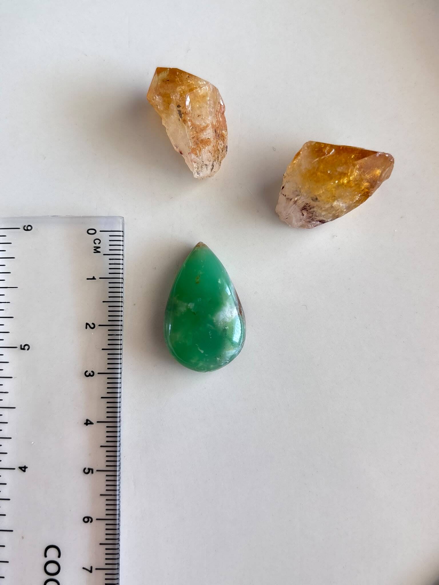 27mm Natural Chrysoprase Gemstone Cabochon - Image 2