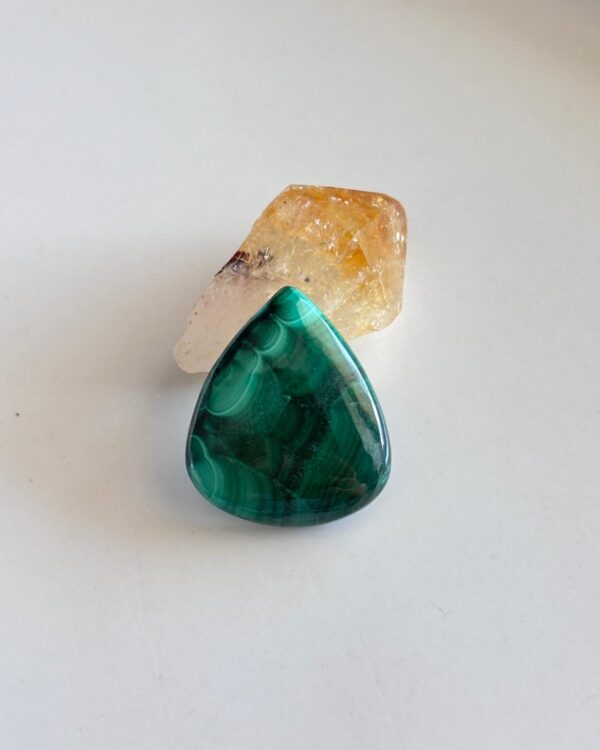25mm Unique Malachite Cabochon