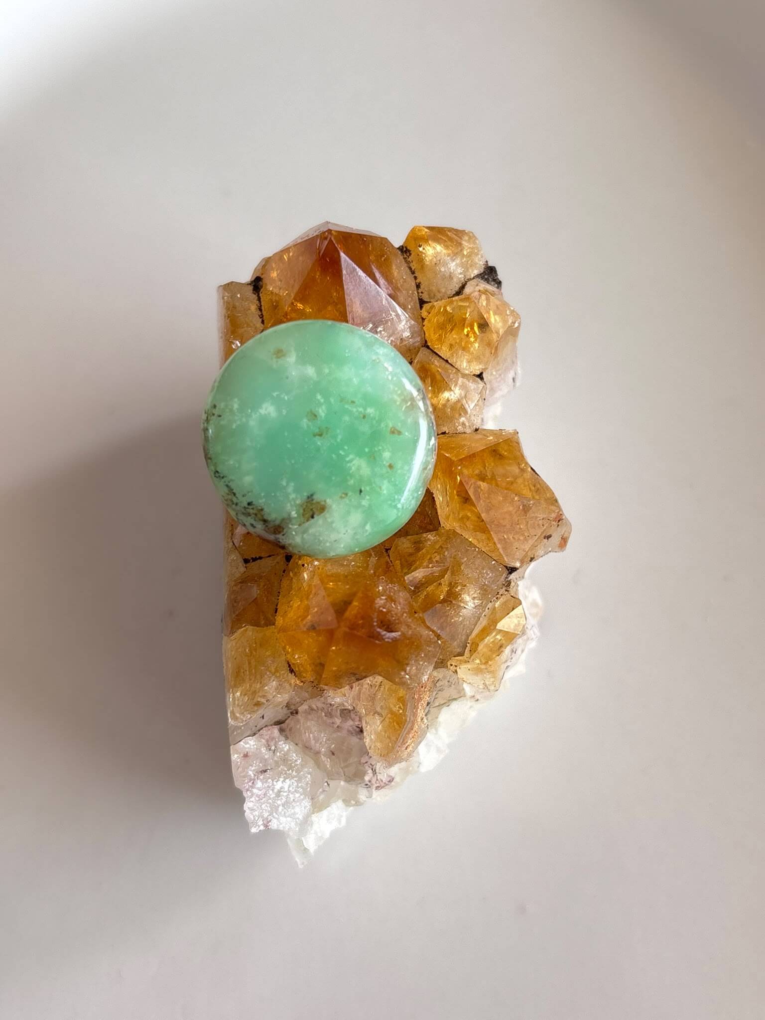 22mm Natural Chrysoprase Stone for Jewelry