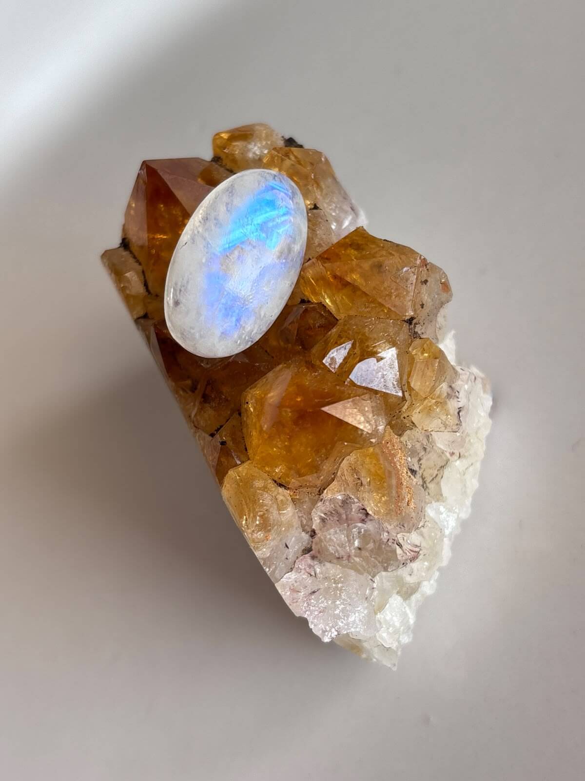 23mm Natural Moonstone Stone for Jewelry