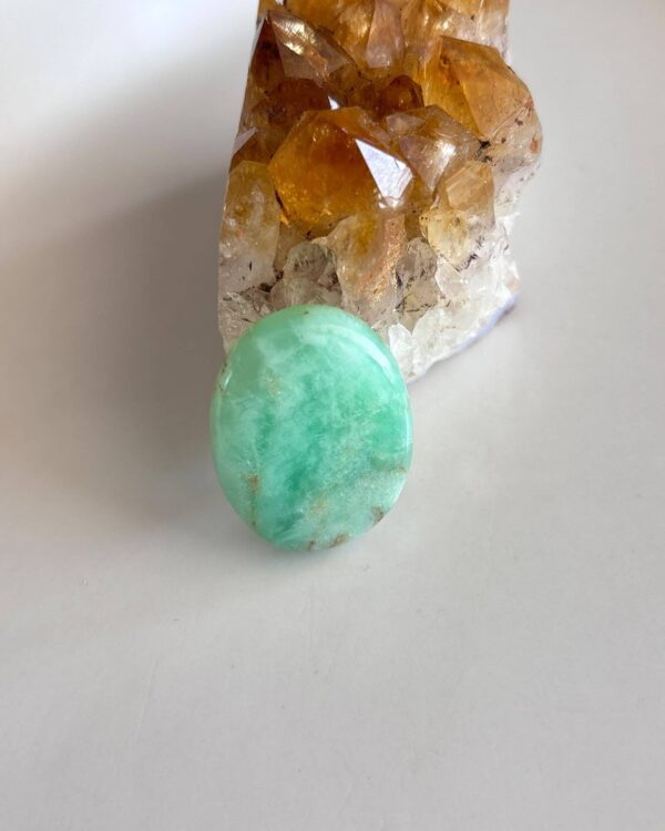 29mm Chrysoprase Cabochon – One of a Kind
