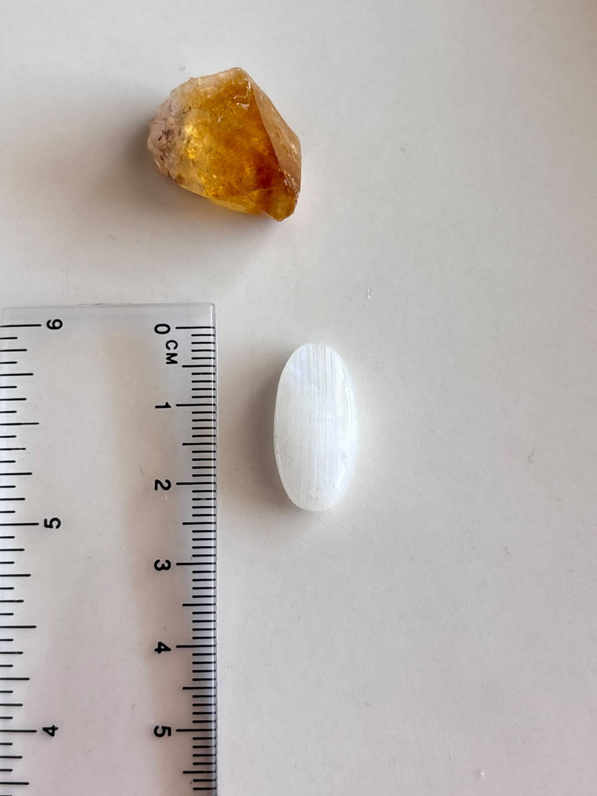 21mm Natural Moonstone Gemstone Cabochon - Full flash - Image 2