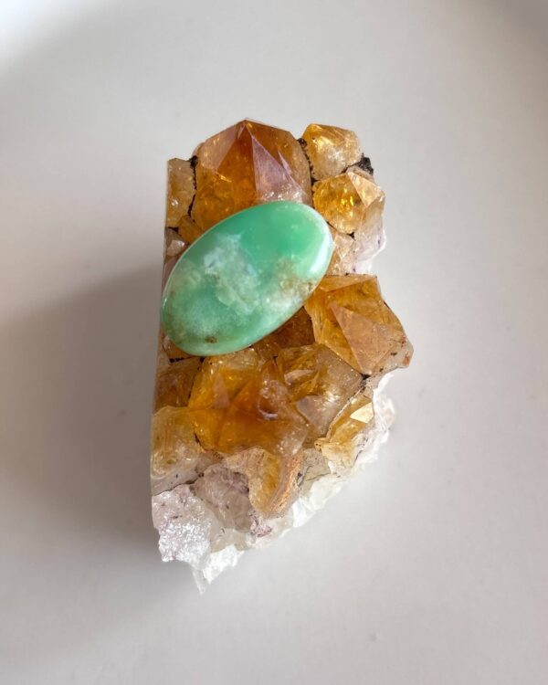25mm Unique Chrysoprase Cabochon