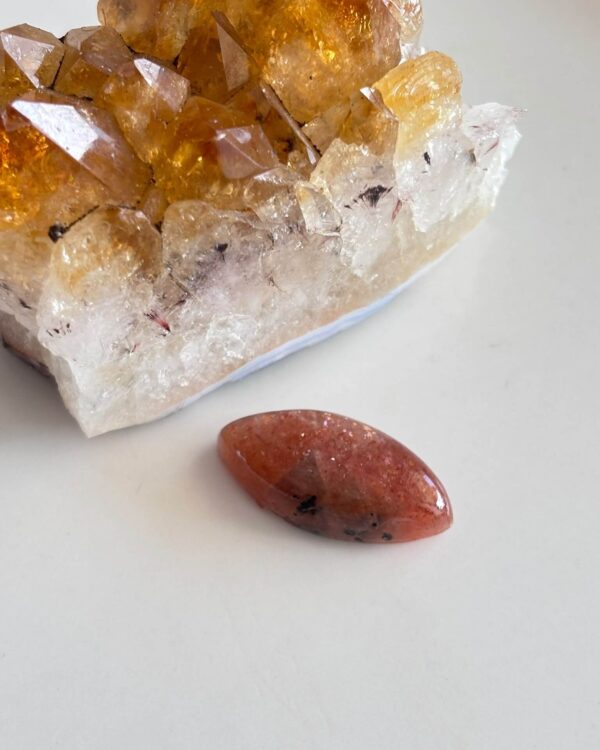 27mm Sunstone Gemstone Cabochon