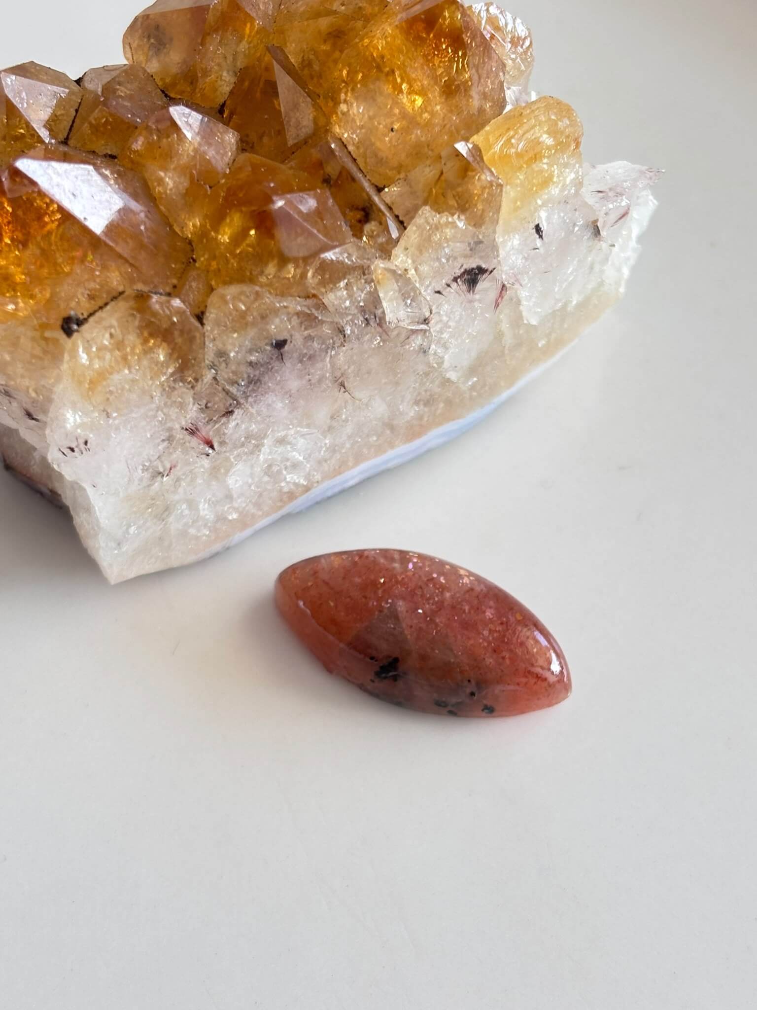 27mm Sunstone Gemstone Cabochon