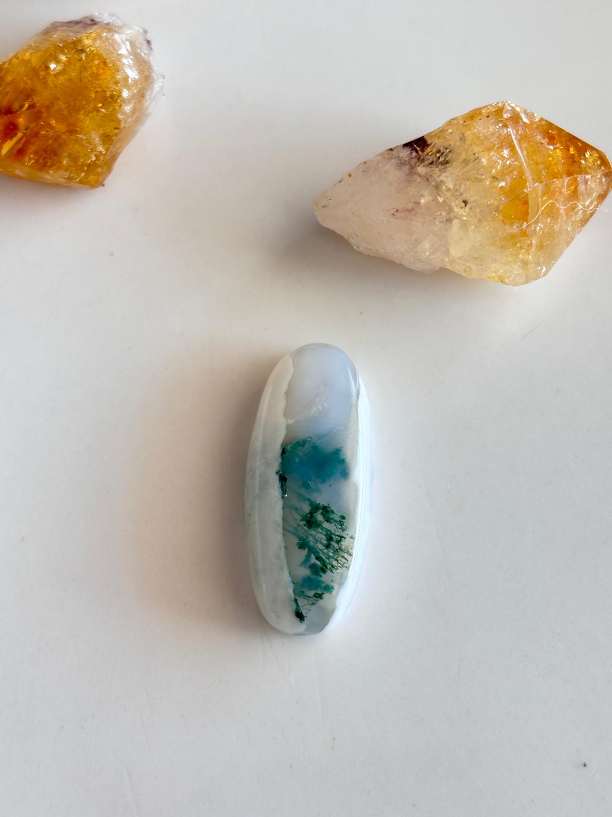 30mm Natural Agate Stone