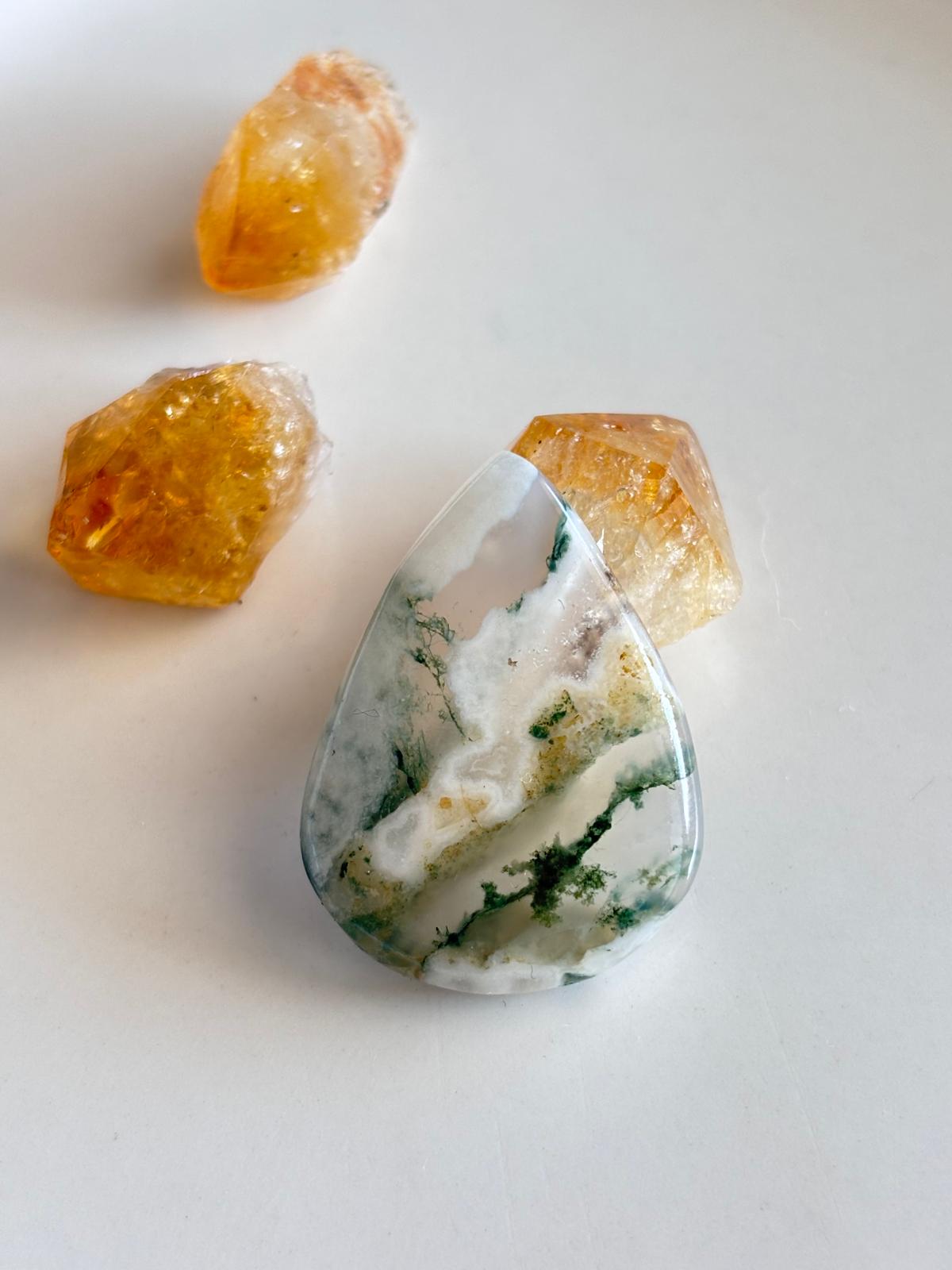 35mm Agate Cabochon for Jewelry Making