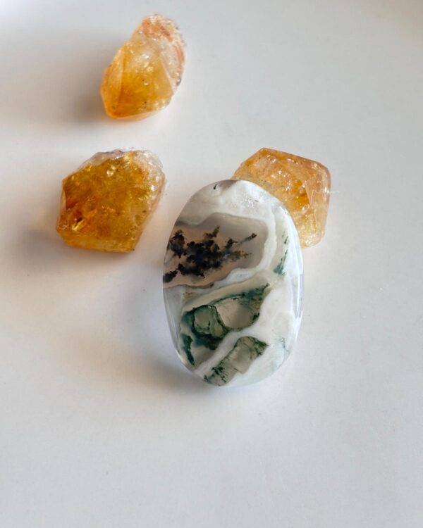 33mm Natural Agate Gemstone Cabochon