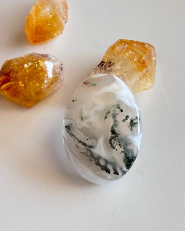 33mm Natural Agate Cabochon