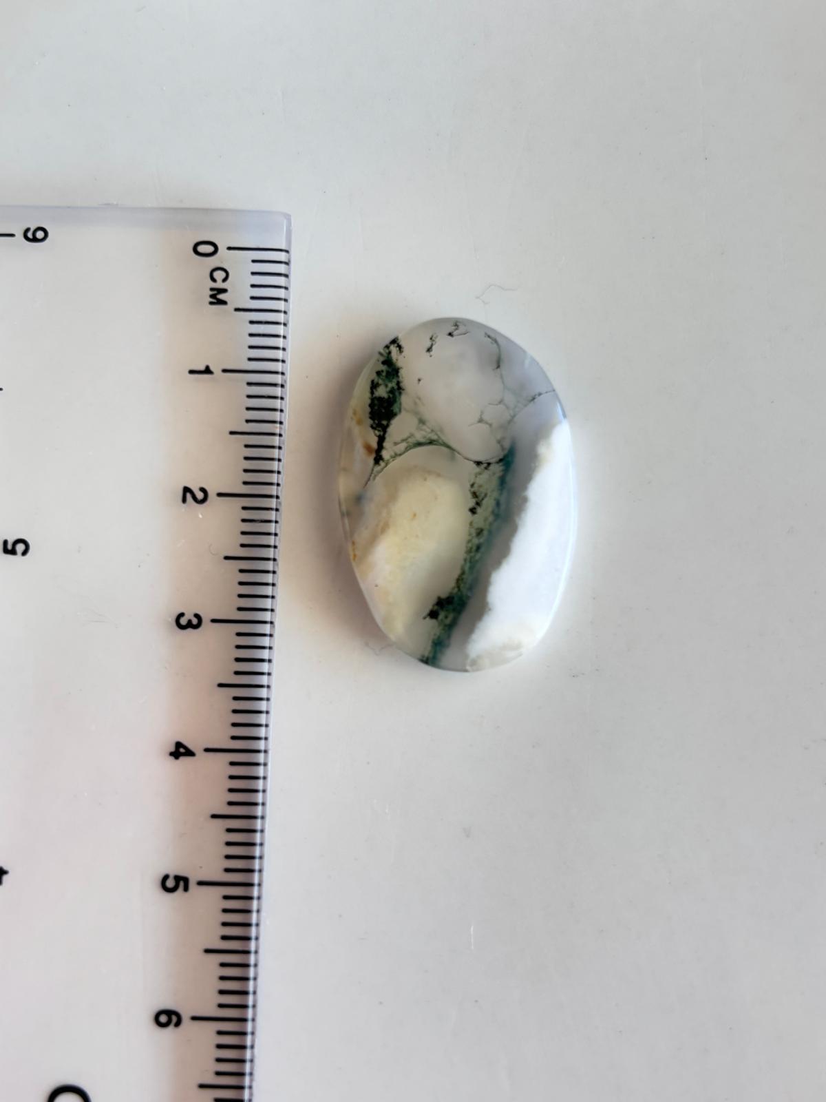 28mm Natural Agate Cabochon for Jewelry - Image 2