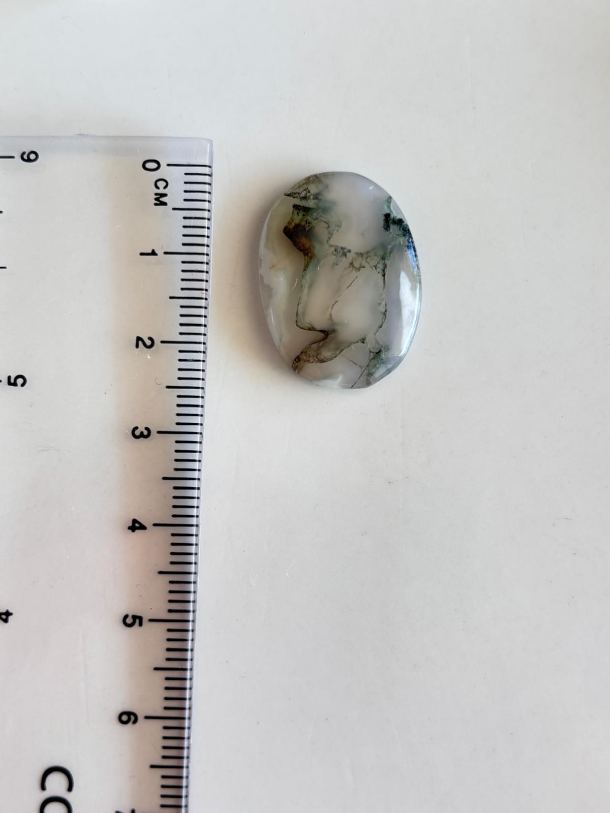 25mm Unique Agate Stone Cabochon - Image 2
