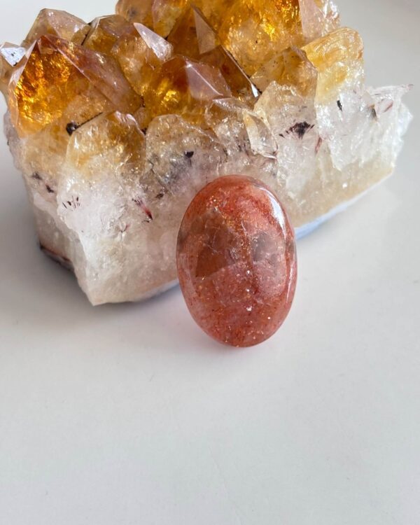 26mm Unique Sunstone Cabochon Stone