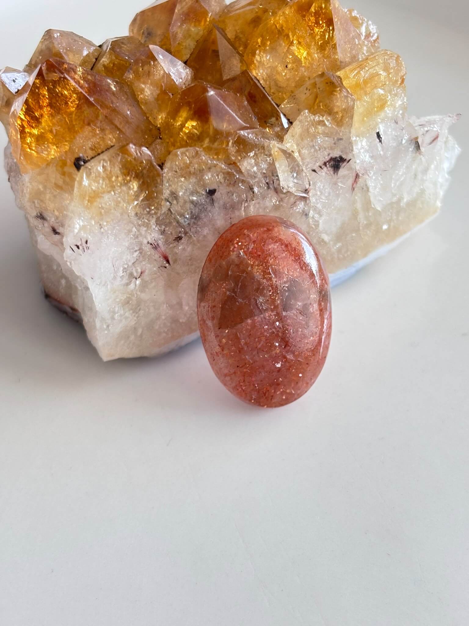 26mm Unique Sunstone Cabochon Stone