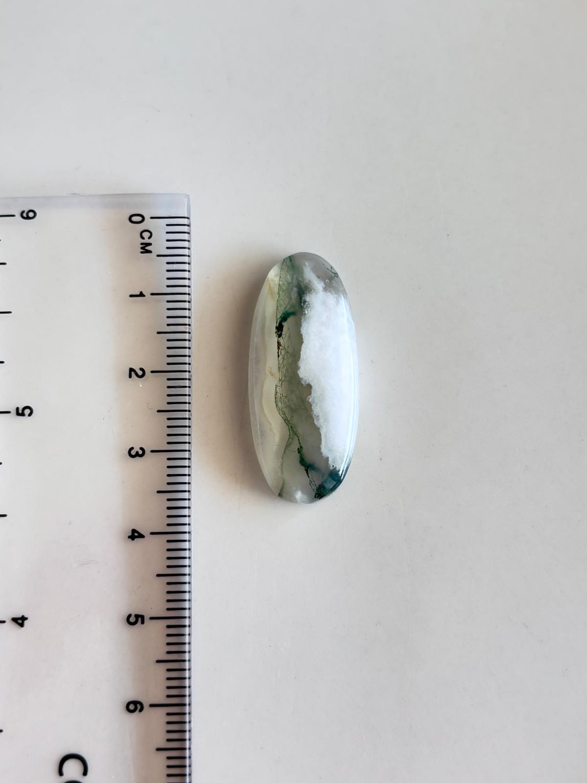 32mm Natural Agate Cabochon Stone - Image 2