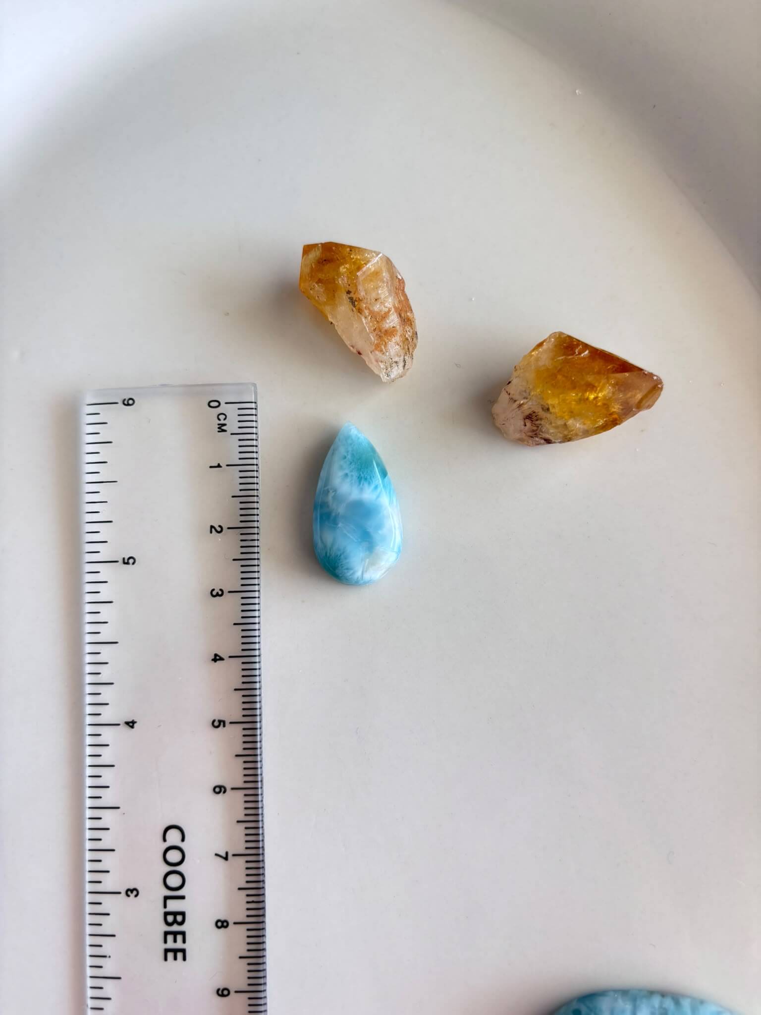 25mm Natural Larimar Cabochon – High Quality - Image 2