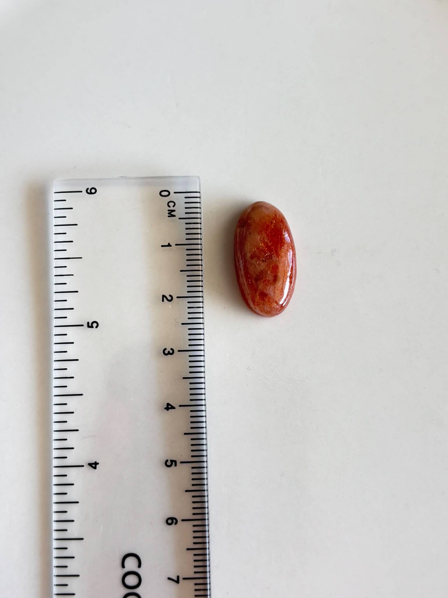 21mm Natural Sunstone Cabochon Stone - Image 2