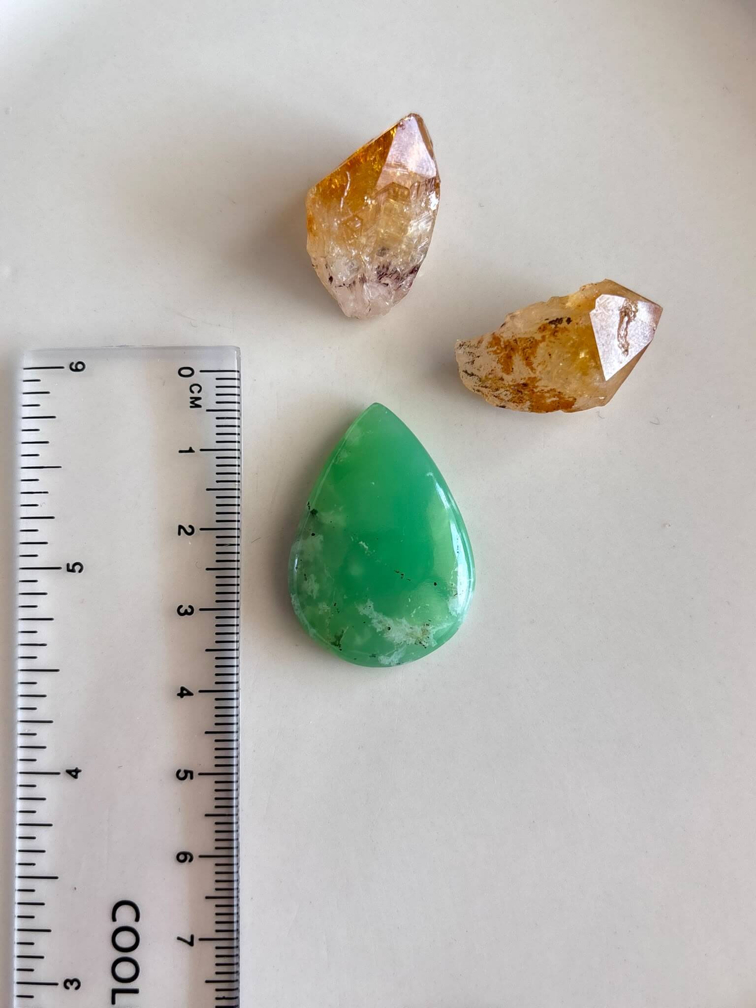 33mm Natural Chrysoprase Cabochon Stone - Image 2