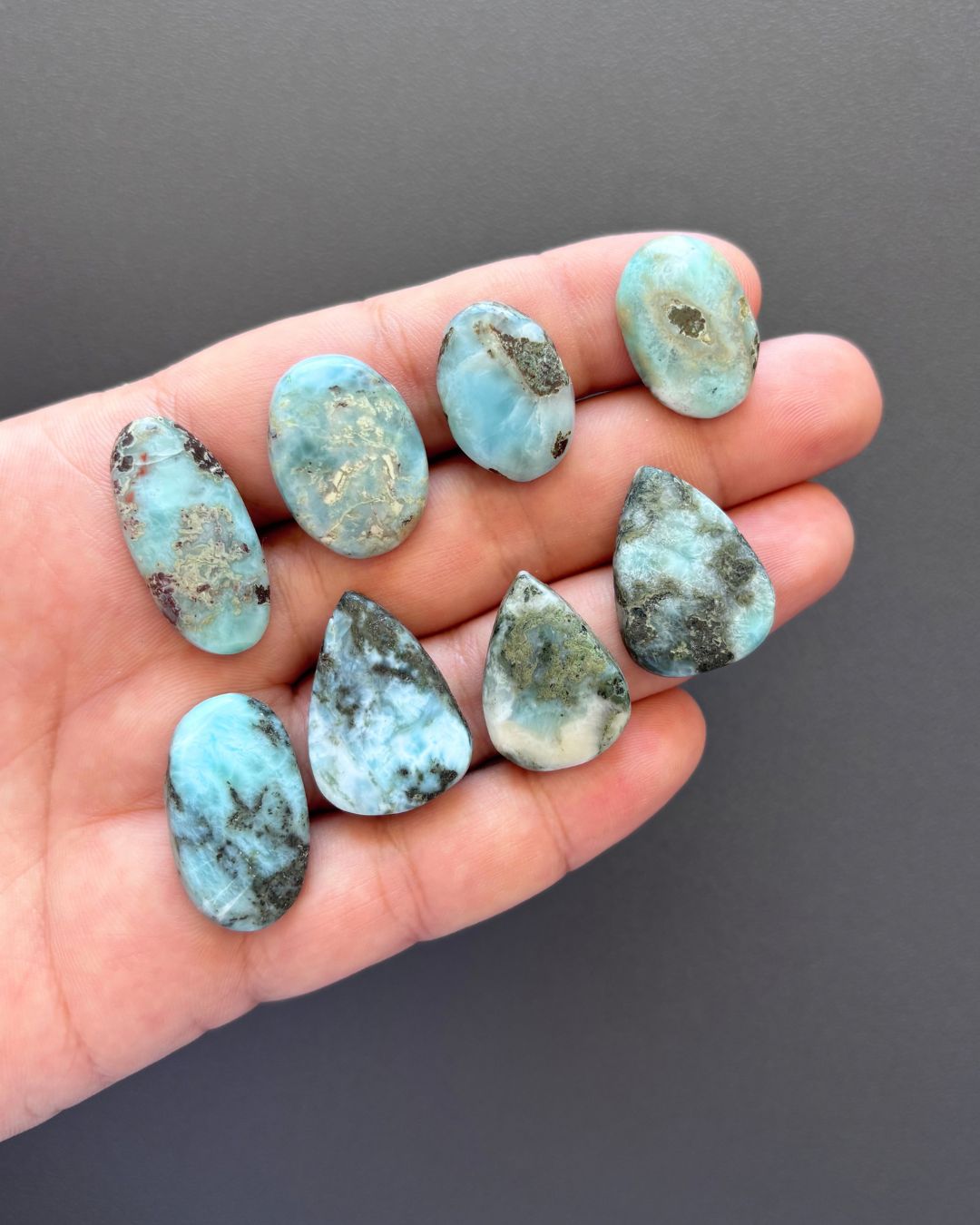 Natural Larimar Cabochon – Choose Your Piece - Image 4