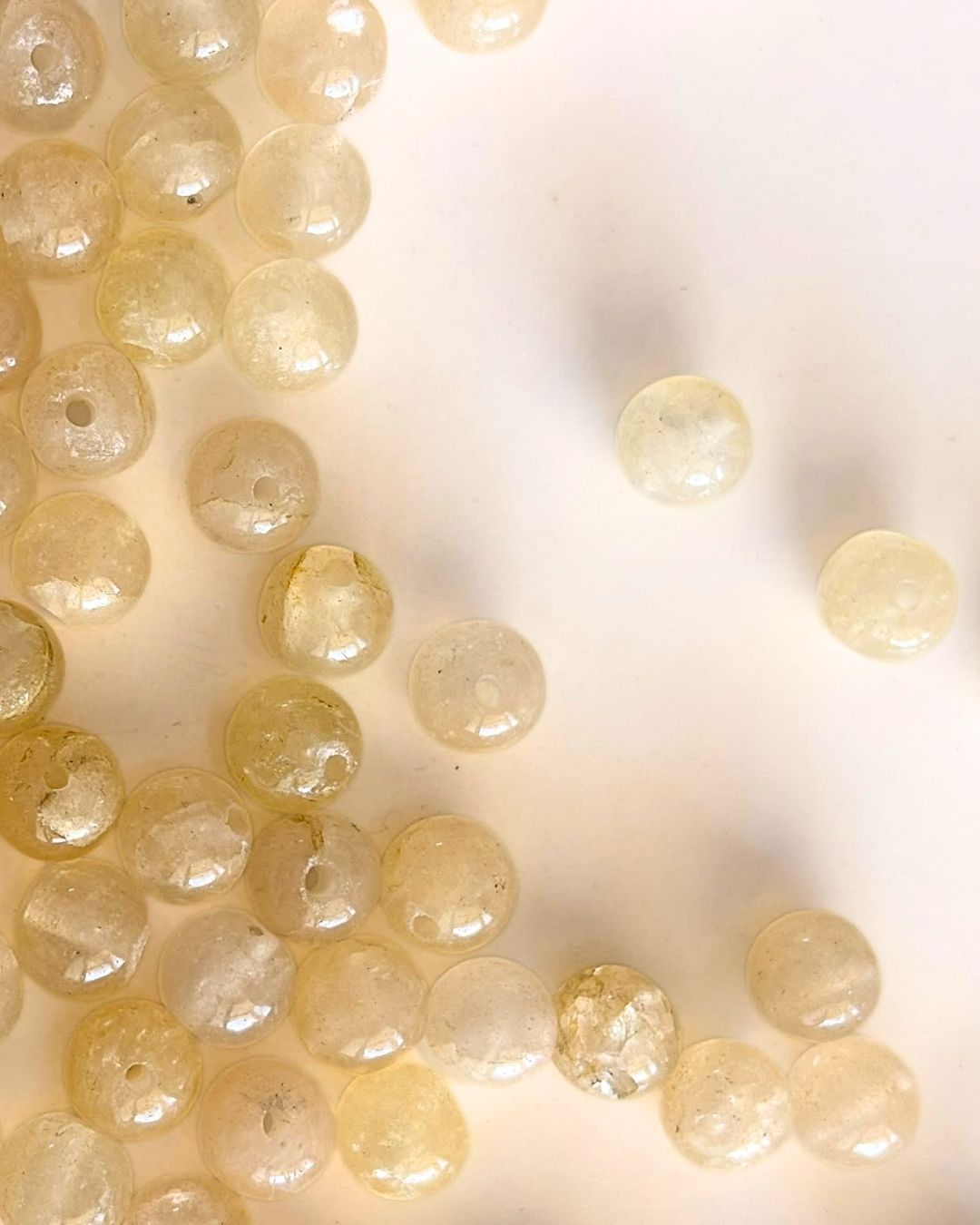 Yellow Strawberry Quartz Beads 8mm – 10 Pieces - Image 4
