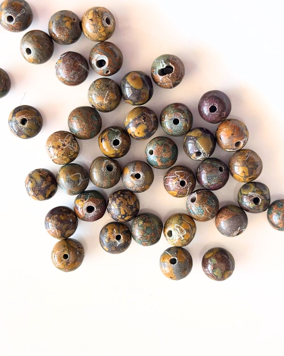 Leopard Skin Jasper Beads 8mm – 10 Pieces - Image 4