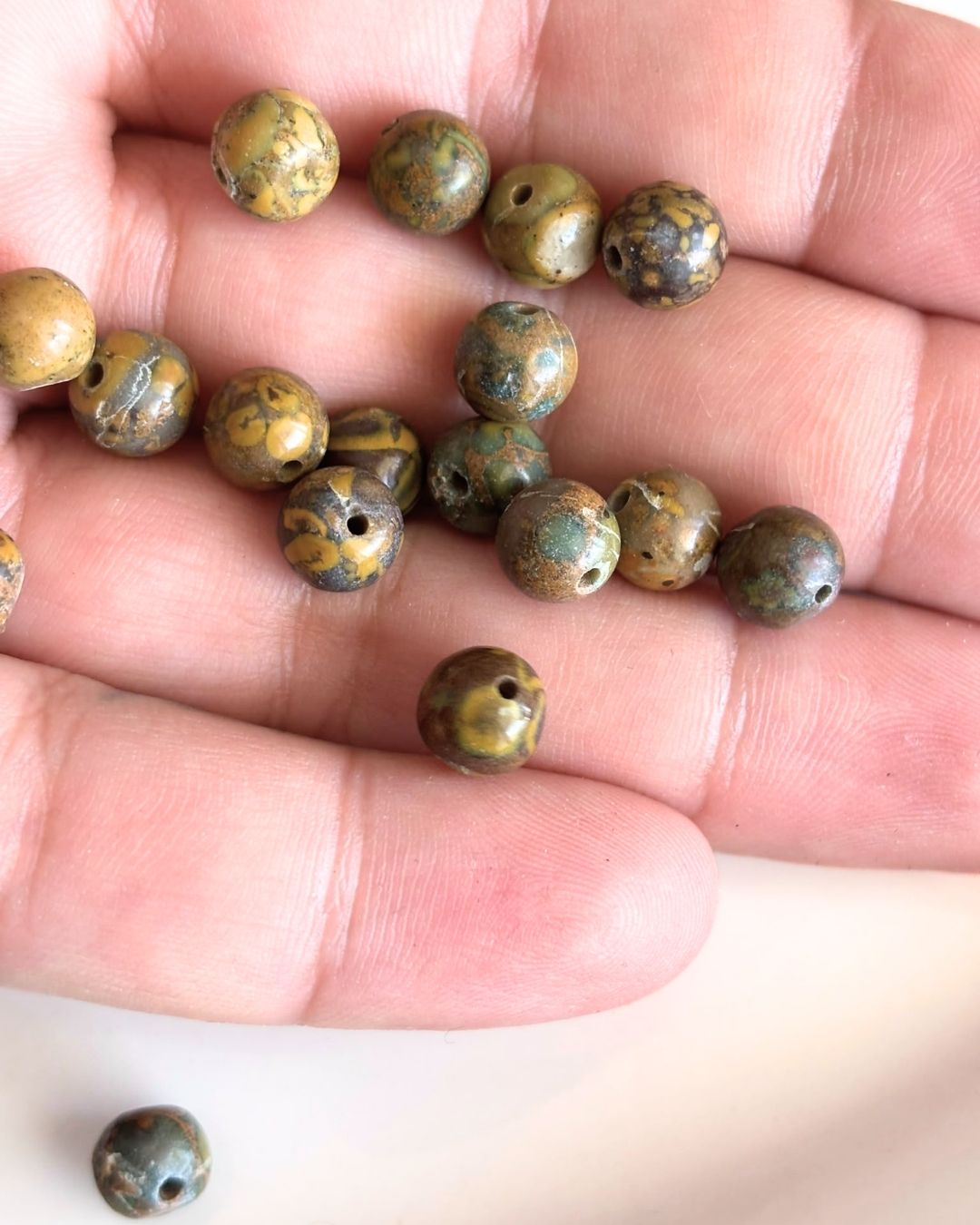 Leopard Skin Jasper Beads 8mm – 10 Pieces - Image 5