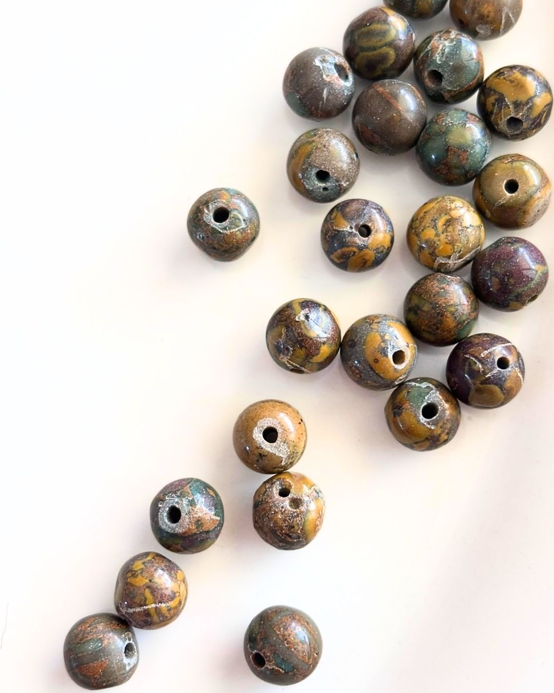 Leopard Skin Jasper Beads 8mm – 10 Pieces - Image 3