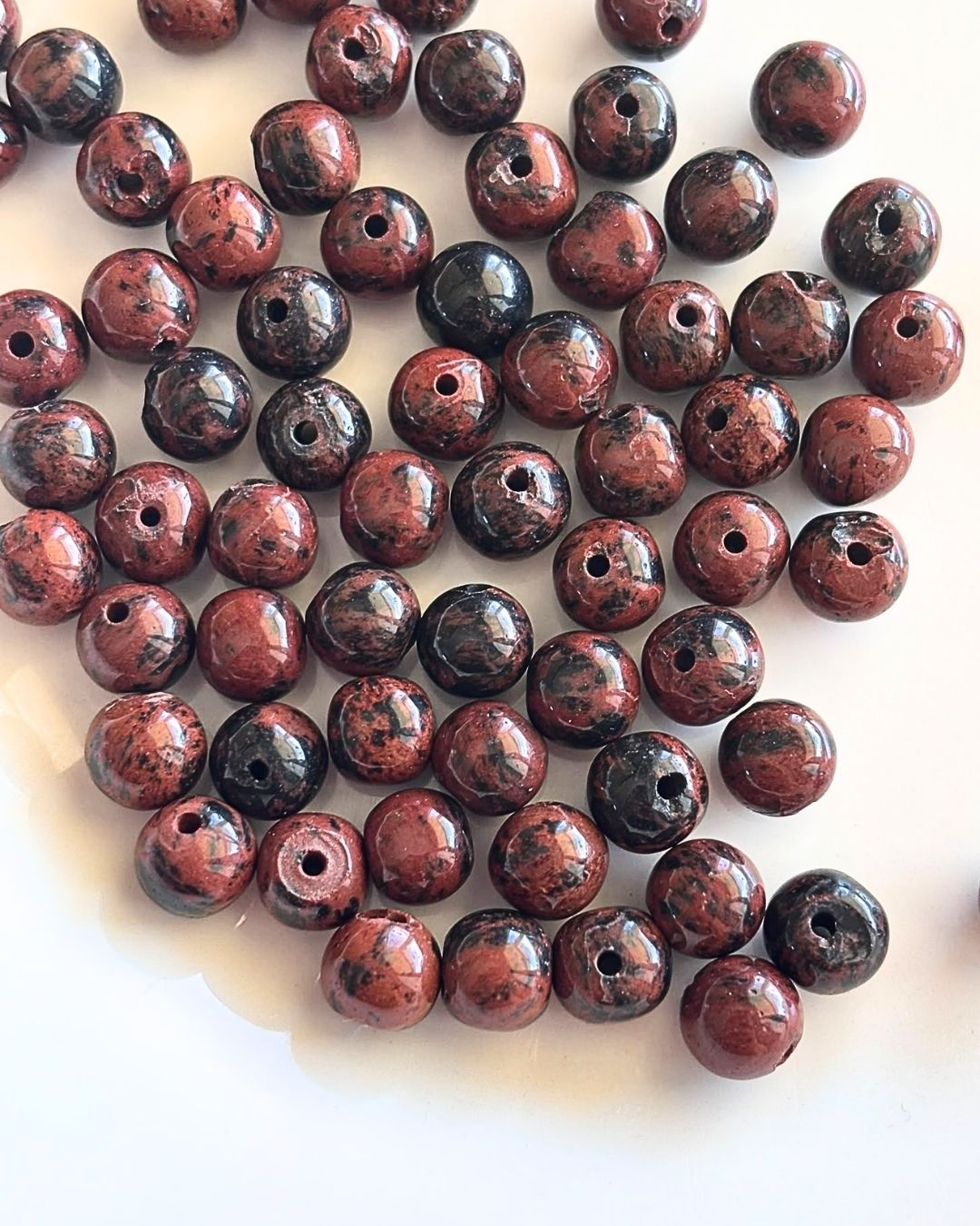 Mahogany Obsidian Beads 8mm – 10 Pieces - Image 3