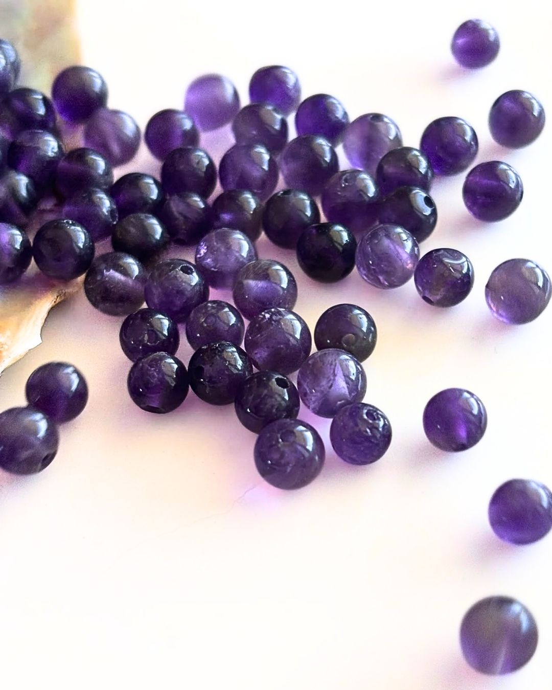 Amethyst Beads 5.5mm – 10 Pieces - Image 4