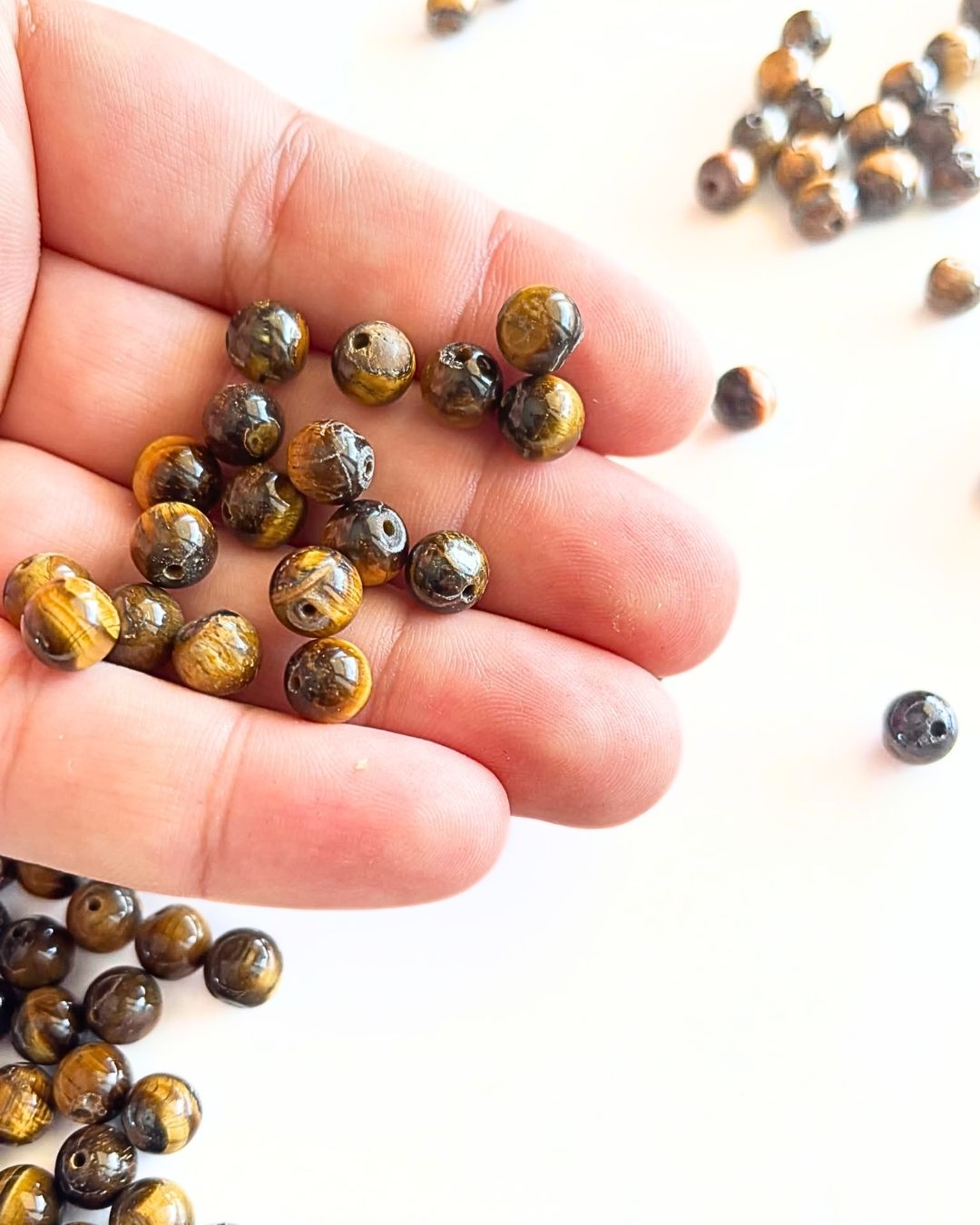Tiger Eye Beads 8mm – 10 Pieces - Image 3