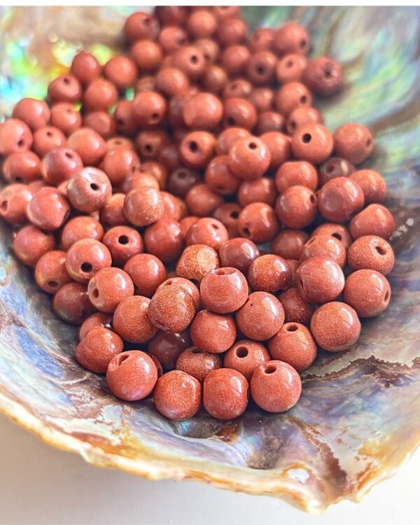 Sunstone Beads 6x7mm – 10 Pieces