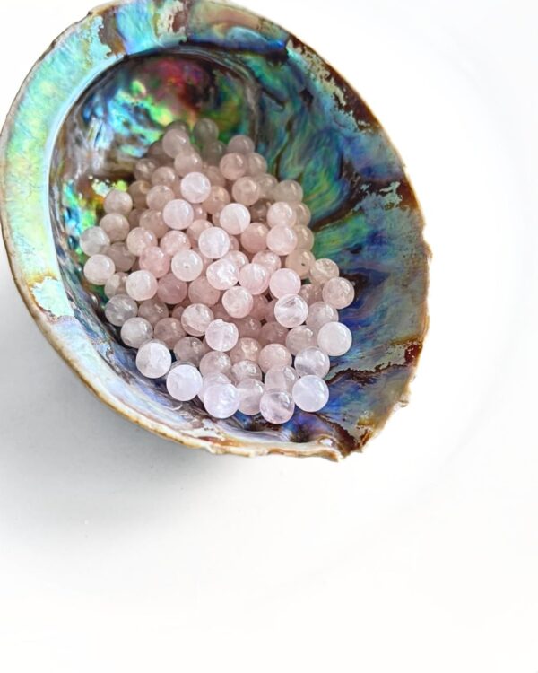 Rose Quartz Beads 8mm – 10 Pieces