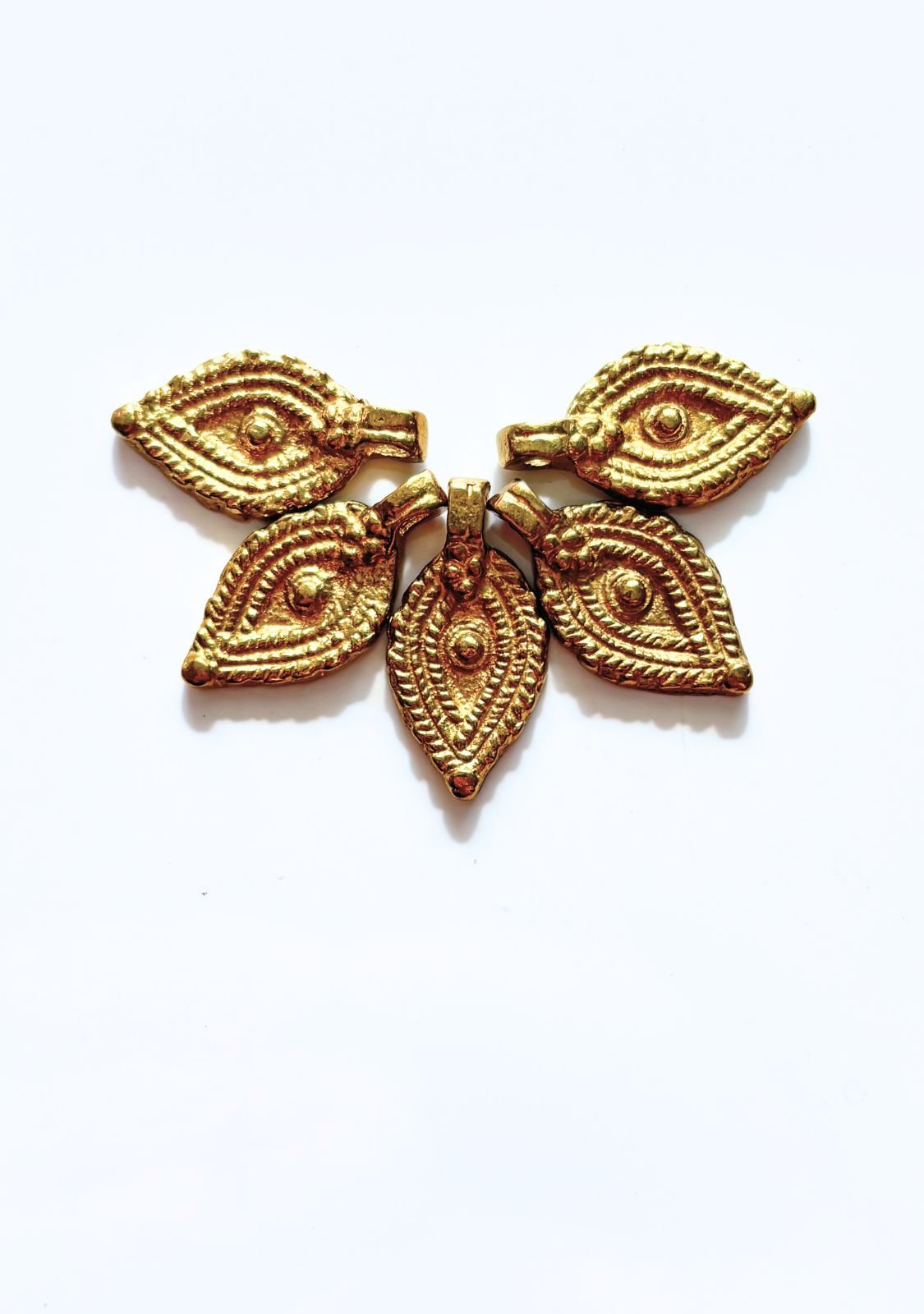 Boho Chic Brass Charms – Pack of 5 Pieces - Image 5