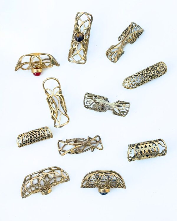 Imperfect Brass Dreadlock Jewelry — No Selection