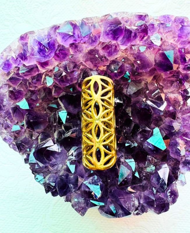Circle of Life Eyelet Brass Dreadlock Jewelry