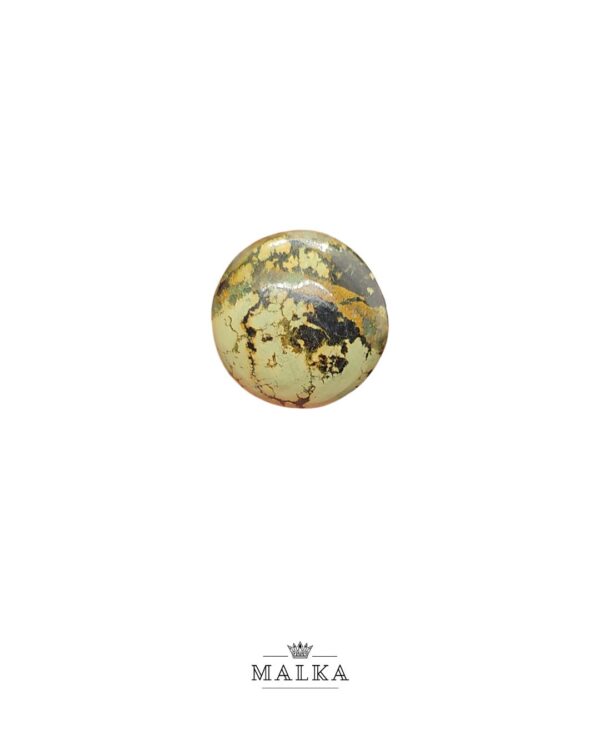 18mm Tibetan Turquoise Cabochon – Round Shape