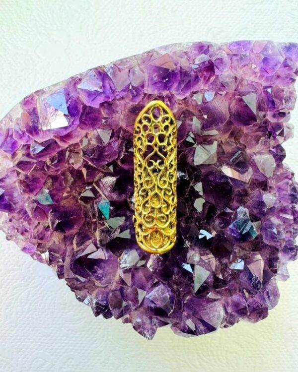 Swirl Brass Dreadlock Bead
