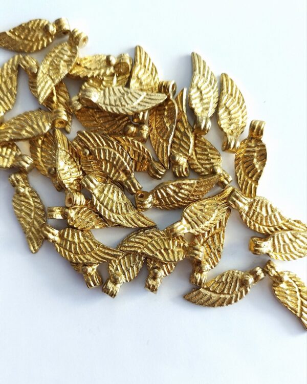 Wing Brass Charms – Pack of 5 Pieces