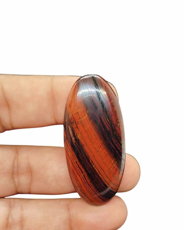 51mm Iron Tiger Eye Cabochon – Oval Shape